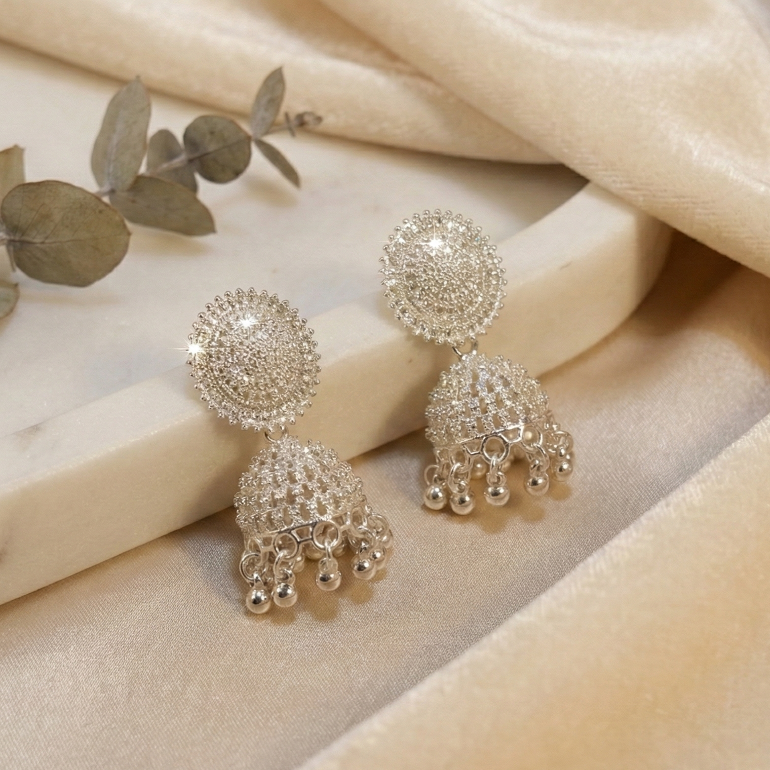 Floral Jumaka Earring